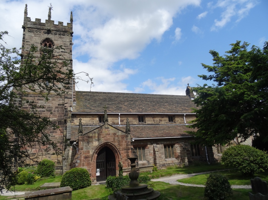 St. Peter's Churchyard, Prestbury, Cheshire, England